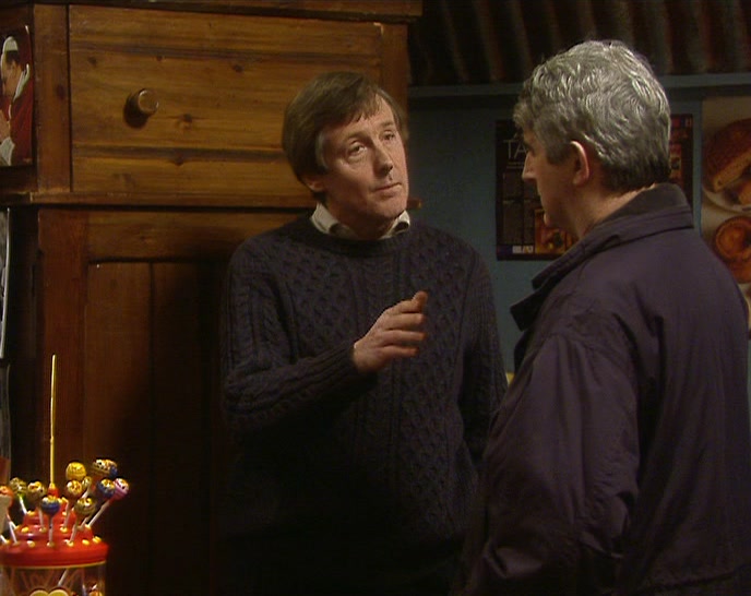 I THOUGHT MARY WOULD BE SAFER IN THE CUPBOARD. 