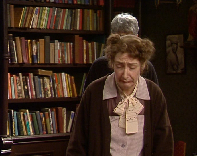 (SLURPING AND GURGLING IN TIME WITH MRS DOYLE'S FOOTSTEPS) 