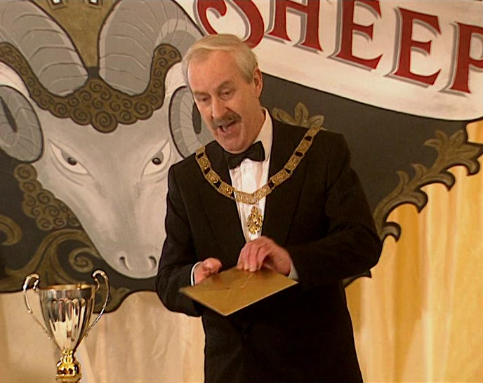 THE WINNER OF THIS YEAR'S KING OF THE SHEEP COMPETITION IS... 