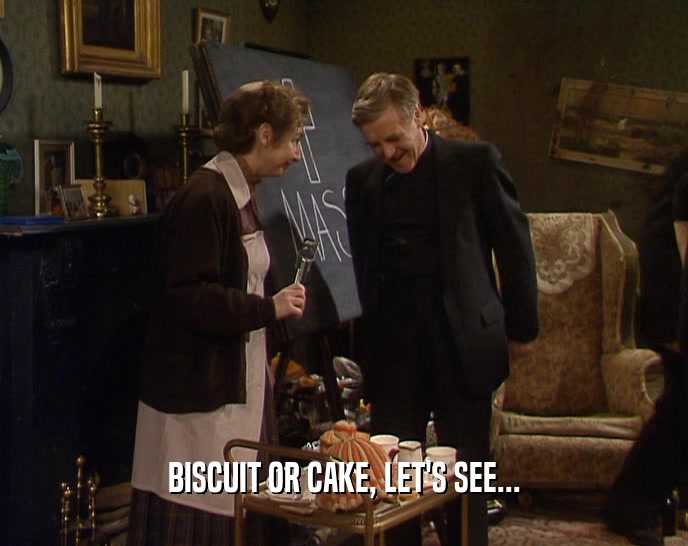 BISCUIT OR CAKE, LET'S SEE...  