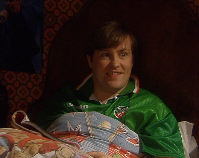 - THERE Y'ARE. - THANKS, TED. 