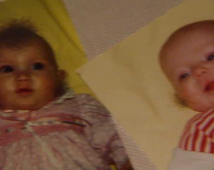 THIS BABY'S HEAD HAIR AND THIS BABY'S SIDEBOARDS... 
