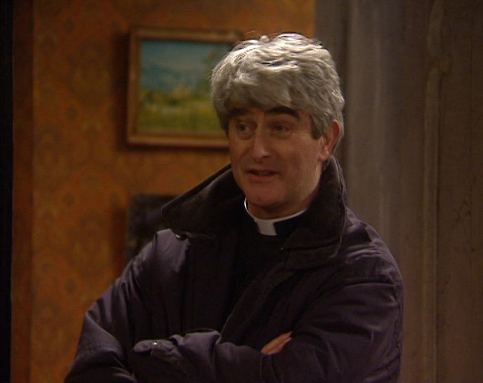 MAYBE WE'RE SEEING ANOTHER SIDE
 TO FATHER JACK, A MORE CARING...
 