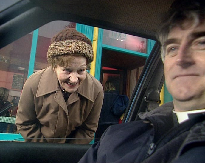 (MRS DOYLE) WE'LL GO TO THE TEA SHOP FOR A BIT OF A CHAT. 