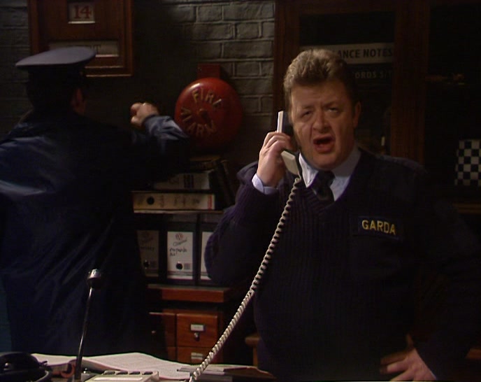 FIRST NAME, MRS... (FIRE BELL RINGS) ..DOYLE? 
