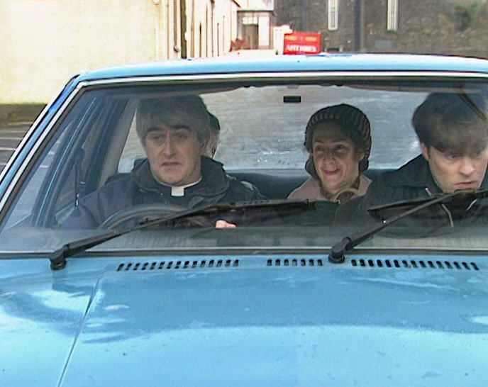 COME ON, DOUGAL. I DON'T WANT ANY ACCIDENTS. 