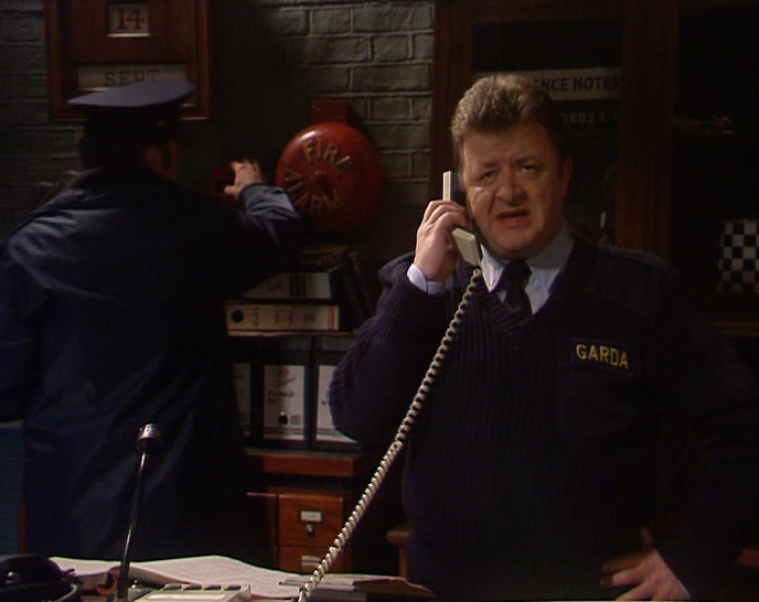 FIRST NAME, MRS... (FIRE BELL RINGS) ..DOYLE? 
