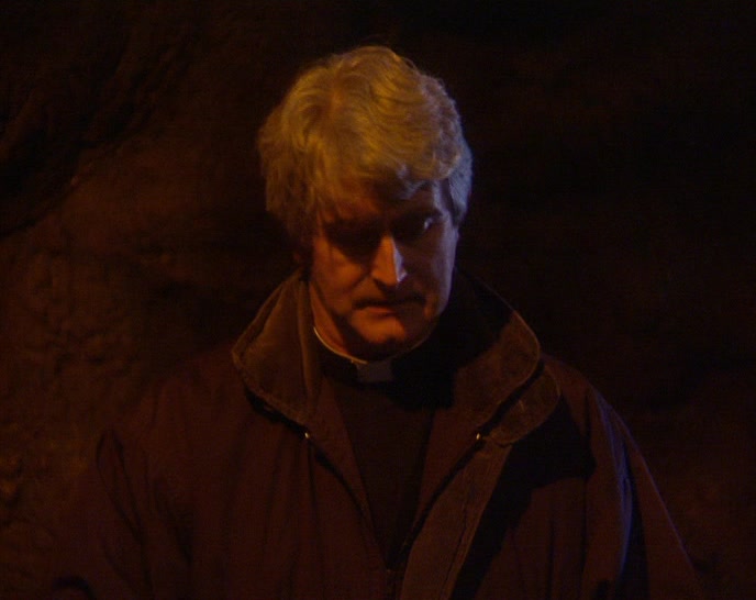 - GOOD IDEA, FATHER. - HOW LONG HAVE YOU BEEN IN HERE? 