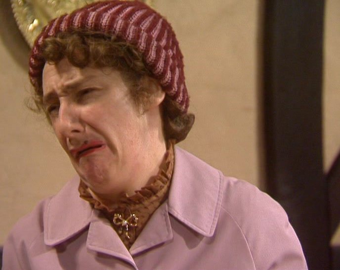 OH, GOD, POOR MR SWEENEY. HE WOULDN'T LIKE THAT AT ALL. 