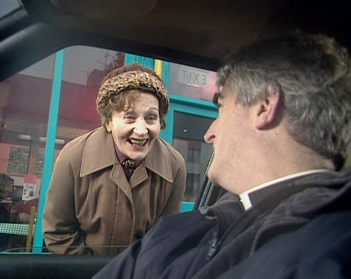 - HELLO, FATHER CRILLY. - HELLO, MRS DINEEN. 