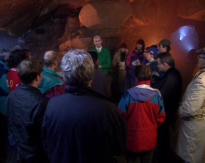 - HOW LONG HAS THAT BEEN THERE? - OH, MANY MILLIONS OF YEARS. 