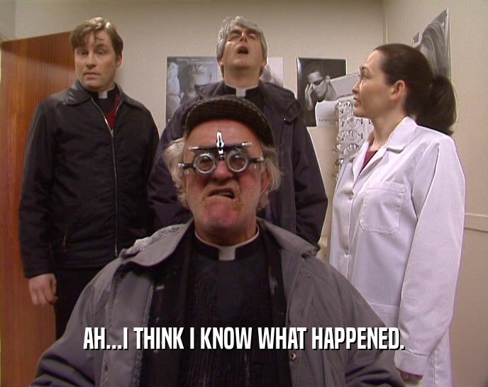 AH...I THINK I KNOW WHAT HAPPENED.  