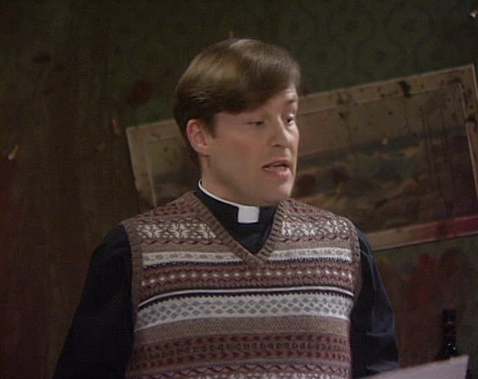 OH, AHEM... I WAS AT THE OLD SCHOOL REUNION... 