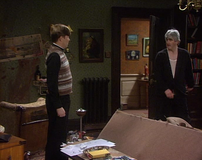 ANYWAY, DOUGAL, YOU WERE SAYING? ABOUT THE SCHOOL REUNION? 