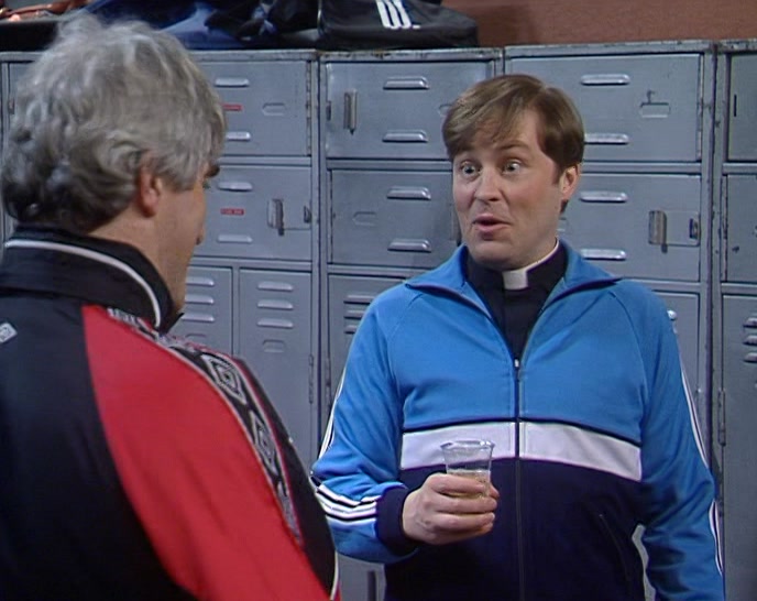 DICK... HE HAS TO KISS CYRIL ON THE CHEEK! 