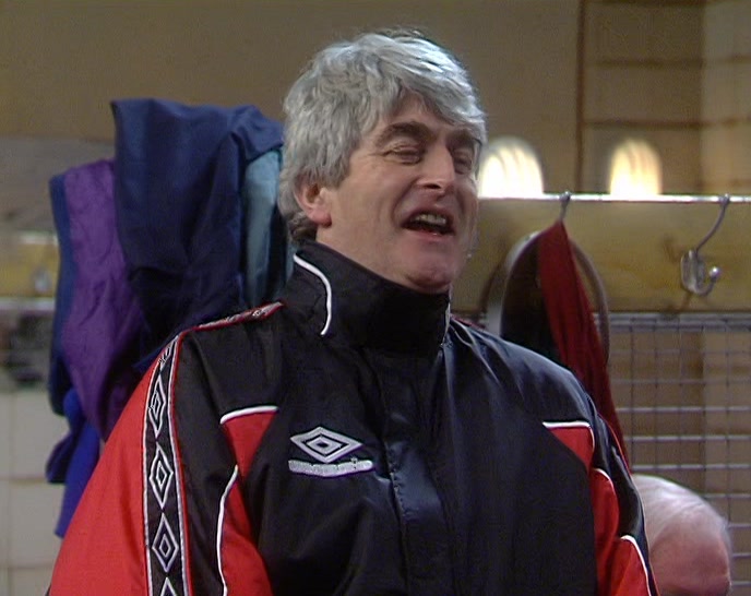 DICK... HE HAS TO KISS CYRIL ON THE CHEEK! 