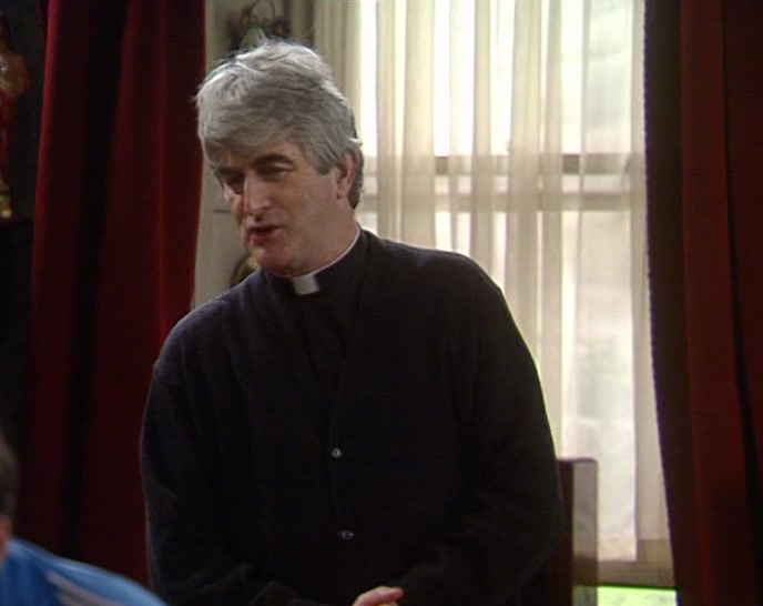 - GOT THE HANG OF IT YET, DOUGAL? - IT'S HARDER THAN YOU THINK, TED. 