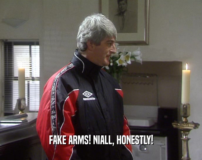 FAKE ARMS! NIALL, HONESTLY!  