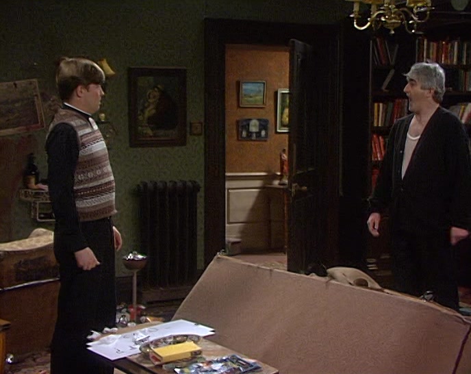 ANYWAY, DOUGAL, YOU WERE SAYING? ABOUT THE SCHOOL REUNION? 