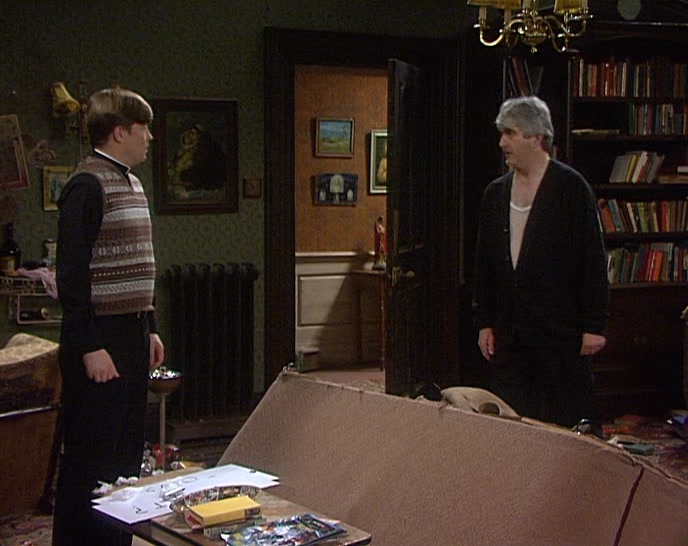 ANYWAY, DOUGAL, YOU WERE SAYING? ABOUT THE SCHOOL REUNION? 