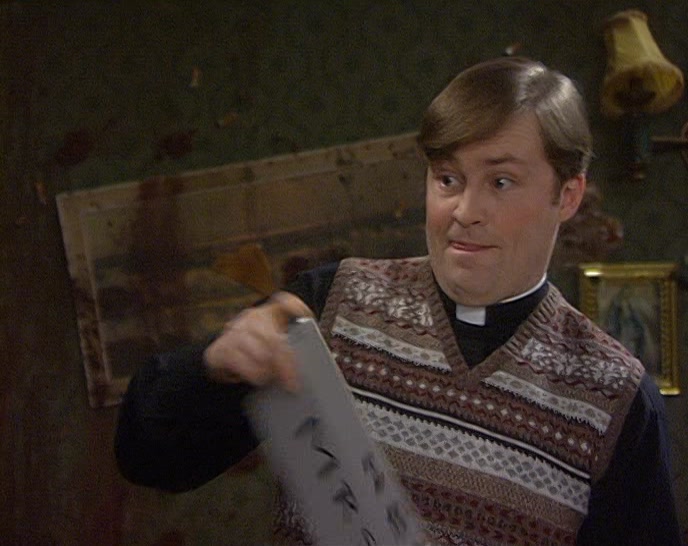 FATHER MCGUIRE, YOU'RE BACK! THANK GOD! 
