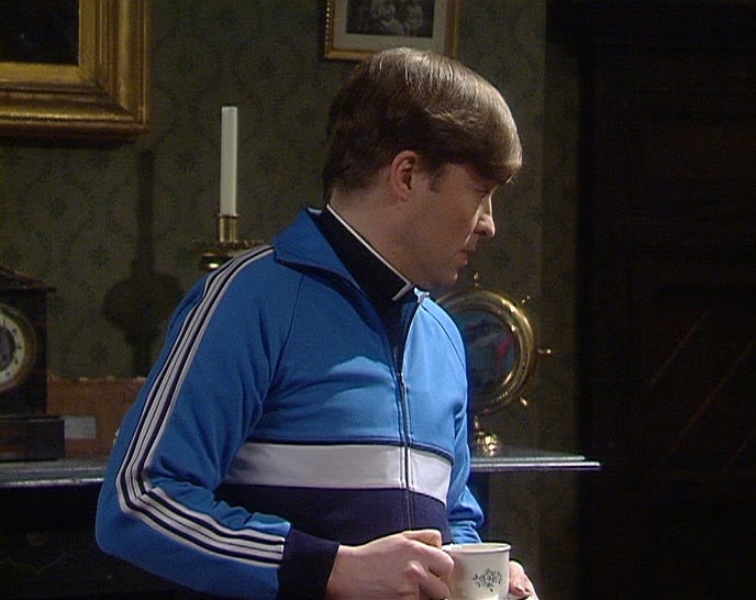 AH, NO. HE'S PROBABLY DREAMING OF HIS OLD SPORTING DAYS. 