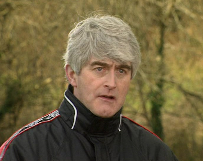 YOU WOULDN'T THINK FATHER JACK COULD PLAY FOOTBALL. 