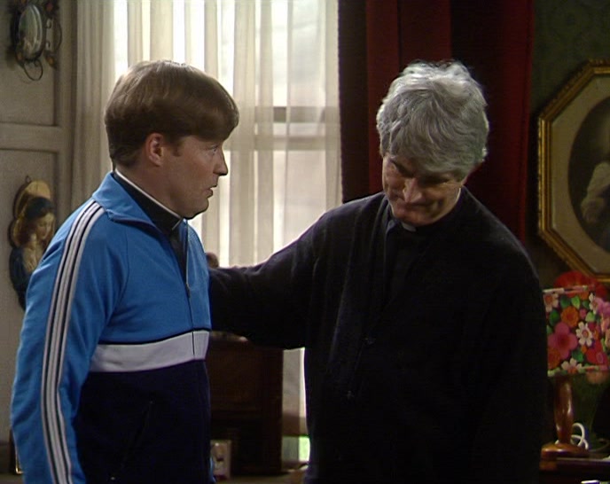 DOUGAL. LOOK AT FATHER JACK.  