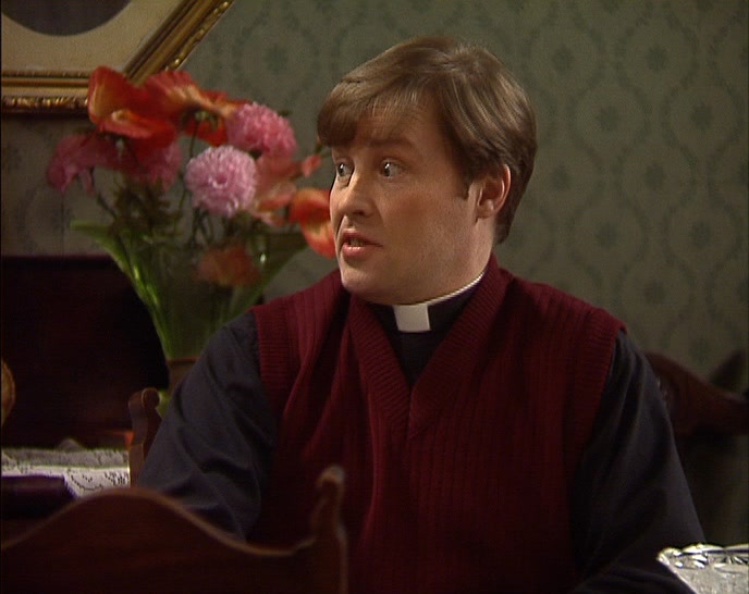 HE HATES US. HE THINKS WE'RE ALL EEJITS. ESPECIALLY YOU, TED. 