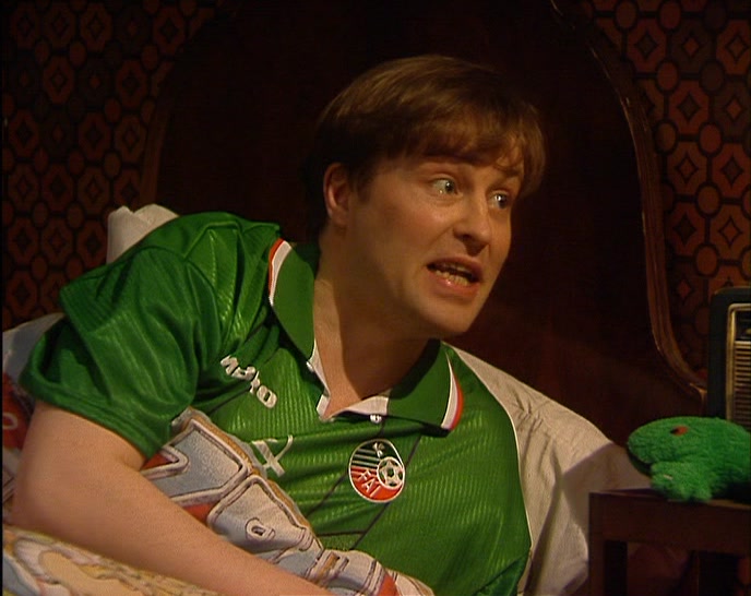 HE'D NEVER BELIEVE THAT YOU'D BE BRAVE ENOUGH TO KICK HIM UP THE ARSE. 