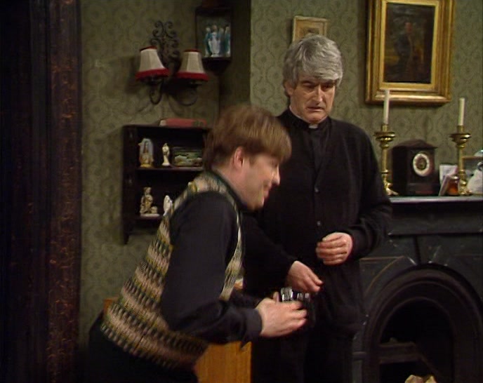 DO YOU MIND IF FATHER MCGUIRE TAKES A FEW PHOTOGRAPHS? 