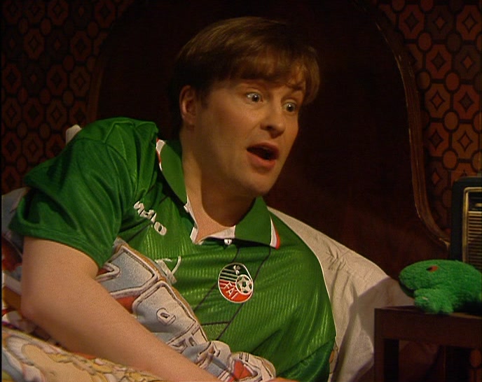 WHY DON'T YOU JUST KICK HIM UP THE ARSE AND ACT LIKE NOTHING HAPPENED? 