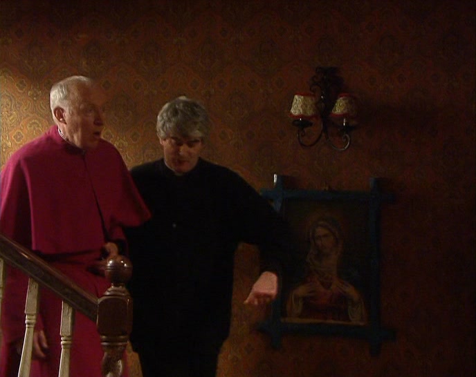 SO, OFF TO SEE THE POPE? I BET YOU'RE LOOKING FORWARD TO THAT. 