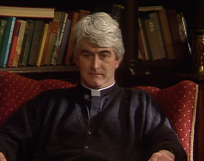 I LOST THE BET, DOUGAL. I HAVE TO DO MY FORFEIT. 
