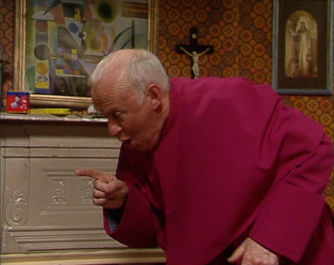 BUT NUMBER ONE ON THE LIST IS THE MATTER OF YOU KICKING ME UP THE ARSE. 