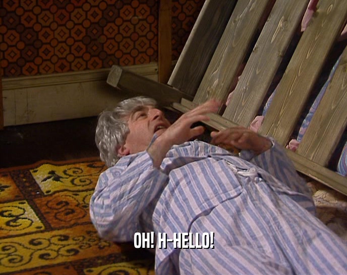 OH! H-HELLO!  