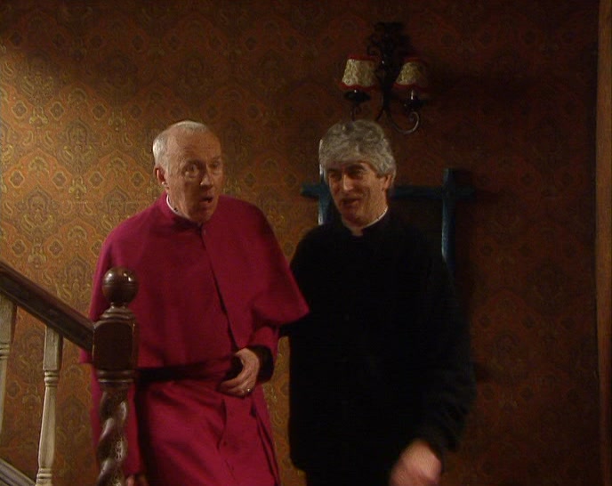 SO, OFF TO SEE THE POPE? I BET YOU'RE LOOKING FORWARD TO THAT. 