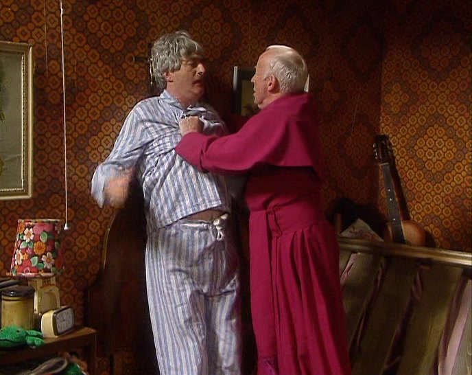 DON'T TRY MY PATIENCE, CRILLY!  