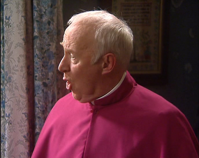 - THE POPE, THAT'LL BE JUST GREAT. - WHY'D YOU JUMP THROUGH THE WINDOW? 