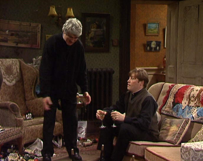 YOU FECKIN' OLD... (MUMBLING)  