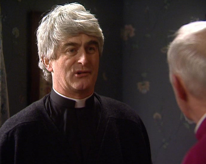 B-B-BEFORE WE LOOK AT IT, PERHAPS WE SHOULD SAY A PRAYER. 