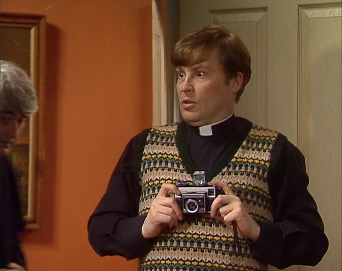 - THE POPE, THAT'LL BE JUST GREAT. - WHY'D YOU JUMP THROUGH THE WINDOW? 