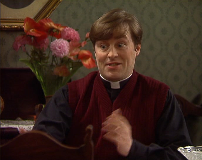 HE HATES US. HE THINKS WE'RE ALL EEJITS. ESPECIALLY YOU, TED. 