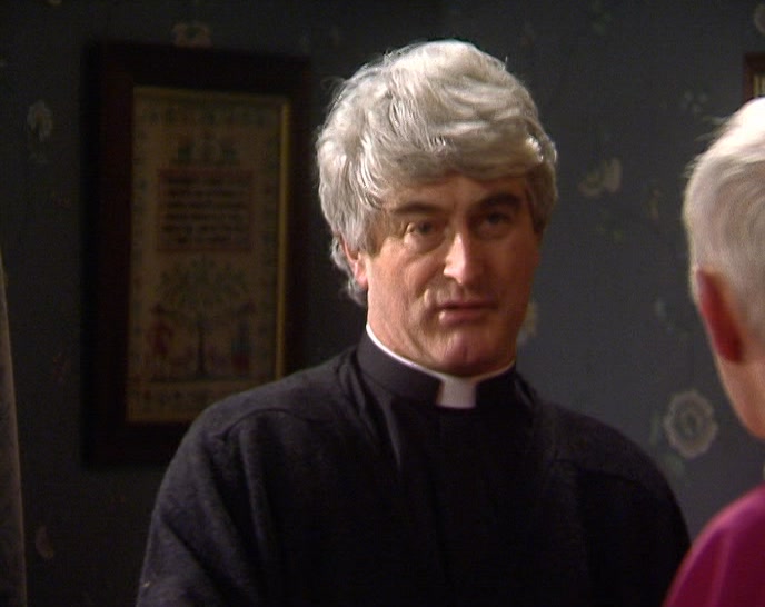 B-B-BEFORE WE LOOK AT IT, PERHAPS WE SHOULD SAY A PRAYER. 