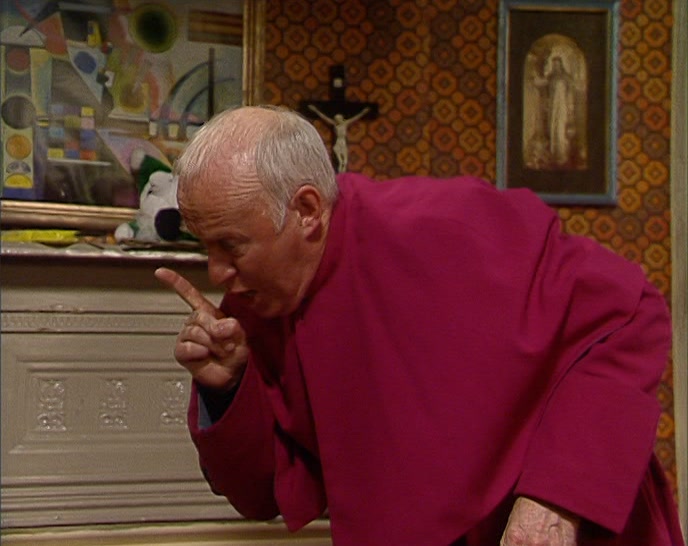 BUT NUMBER ONE ON THE LIST IS THE MATTER OF YOU KICKING ME UP THE ARSE. 