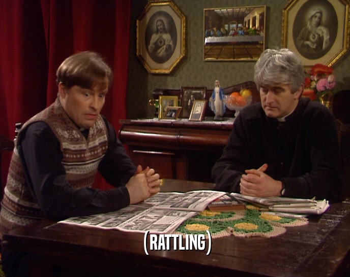 (RATTLING)  