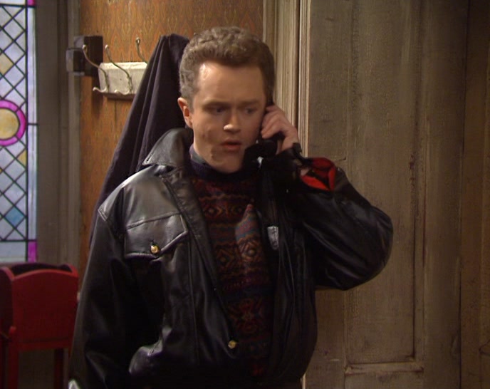 I'M IN THE HALL. WILL YOU LET ME IN OR WILL I KNOCK ON THE DOOR OR WHAT? 