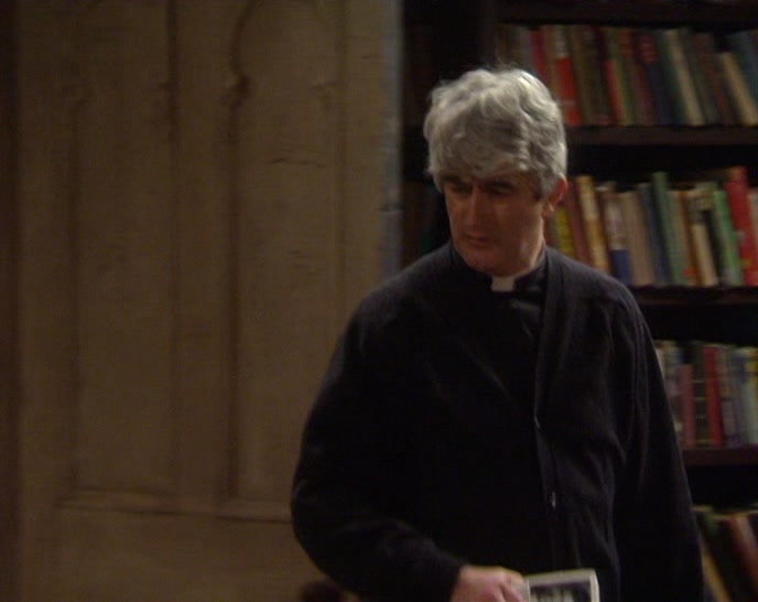 DOUGAL, THERE'S NOTHING ON. WHY DON'T YOU READ A BOOK? 