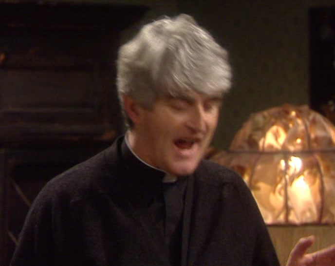 ACTUALLY, YOU CAN HAVE YOUR TEA HERE. MRS DOYLE! 