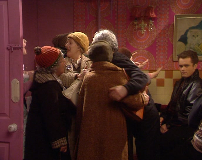 STOP! STOP! LADIES! IT'S AFTER SEVEN O'CLOCK. 